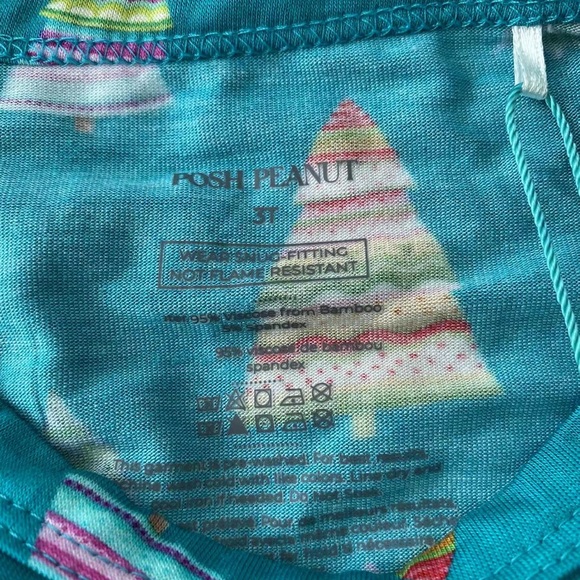 Posh Peanut Toddlers’ Sierra Long Sleeve 2-Piece Loungewear Set Size 3T - Picture 4 of 4